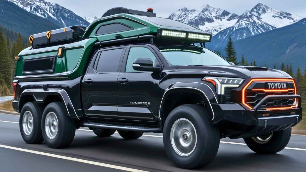 Toyota Camper Motorhome 6×6 2026: diseño de lujo, fuerza brutal y tecnología inteligente para exploradores